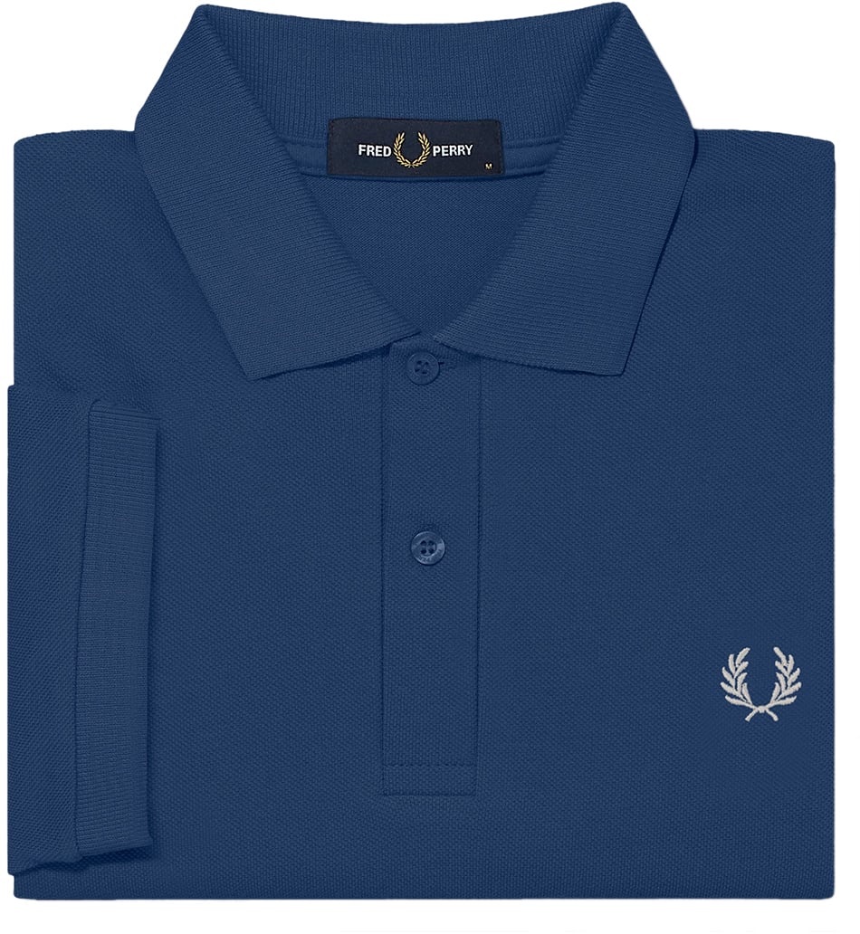 Fred Perry Fred Perry Plain Shirt Blauw