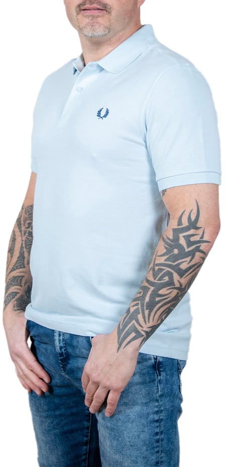 Fred Perry Fred Perry Plain Fred Perry Shirt Blauw