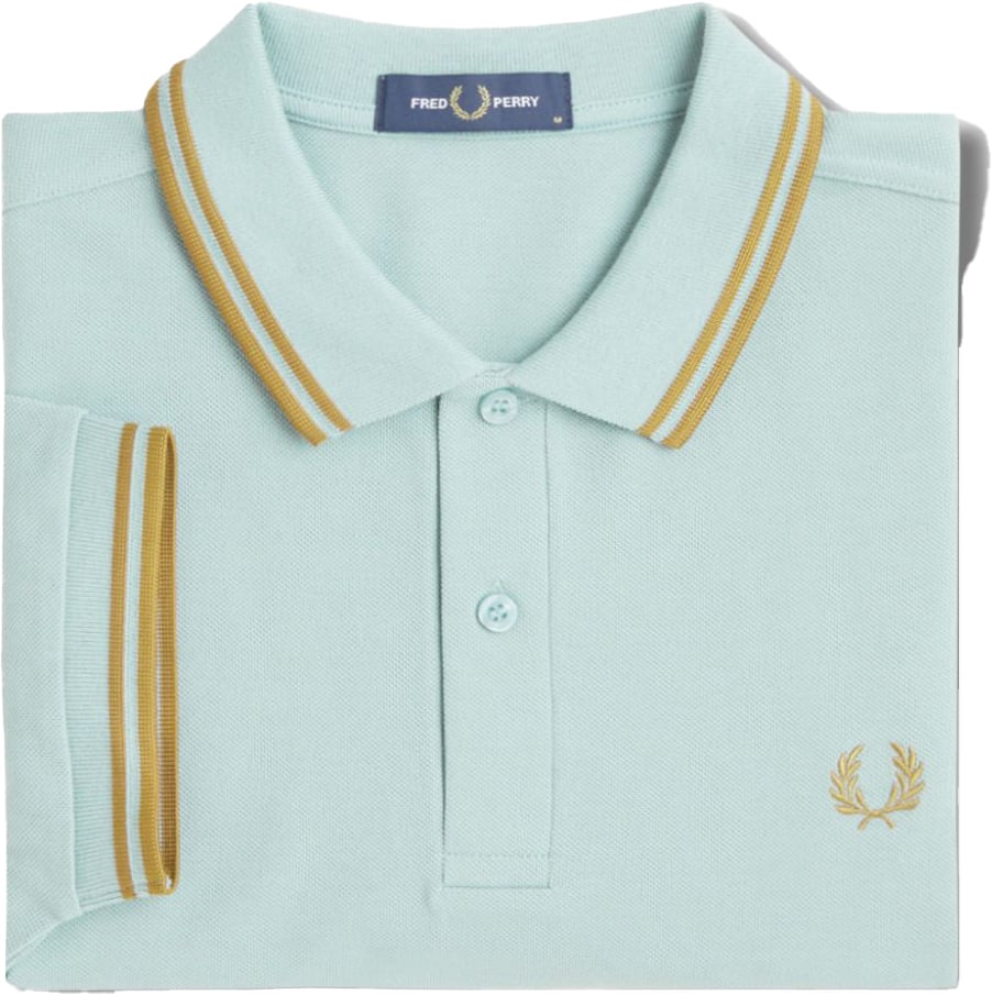 Fred Perry Fred Perry Twin Tipped Polo Shirt Blauw