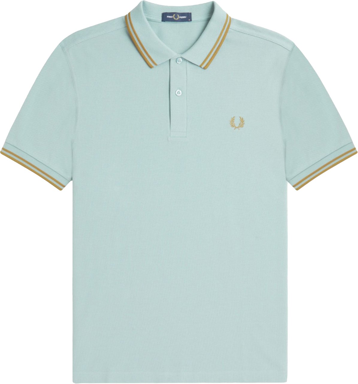 Fred Perry Fred Perry Twin Tipped Polo Shirt Blauw