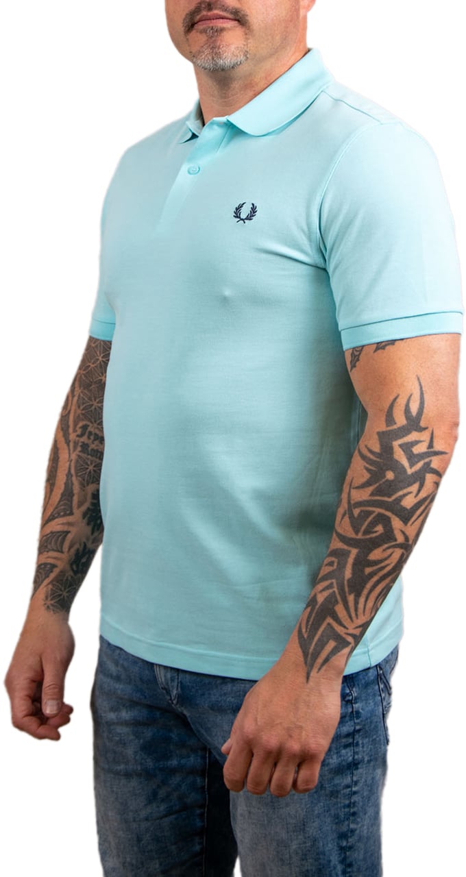 Fred Perry Fred Perry Plain Fred Perry Shirt Blauw