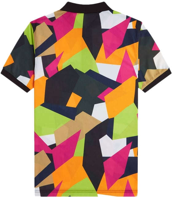 Fred Perry Fred Perry On Court Printed FP Shirt Blauw