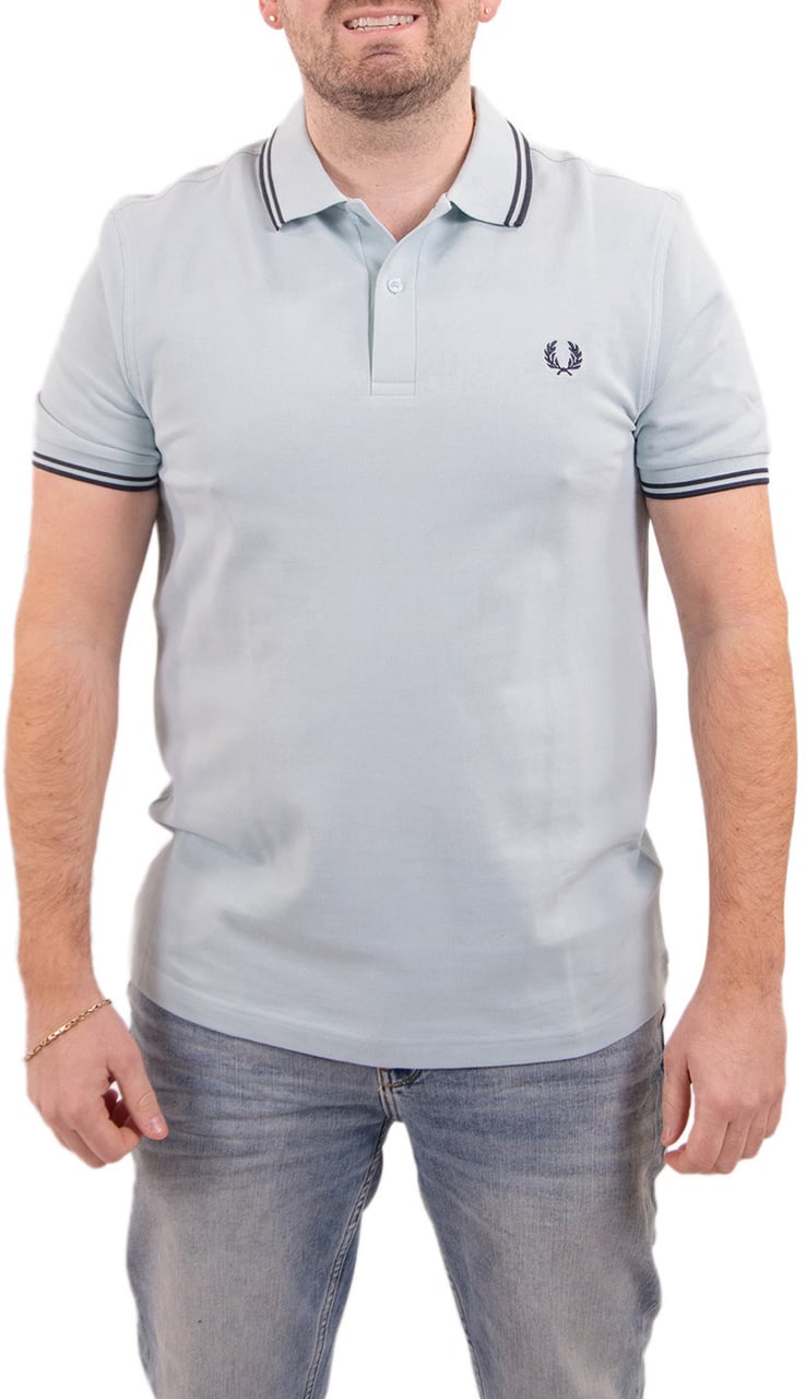 Fred Perry Twin Tipped Fred Perry Shirt Blauw