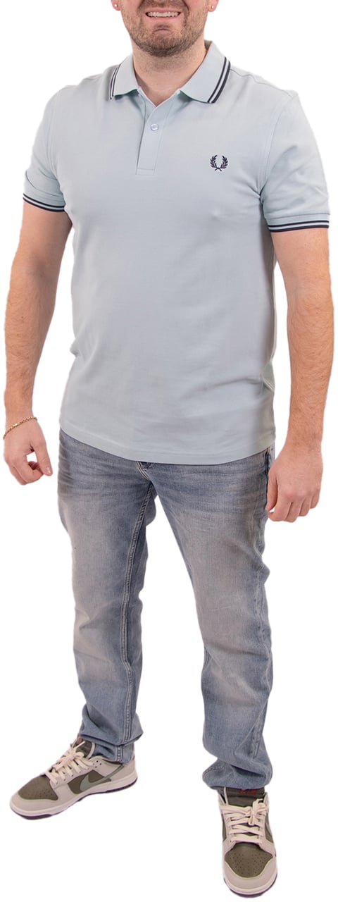 Fred Perry Twin Tipped Fred Perry Shirt Blauw