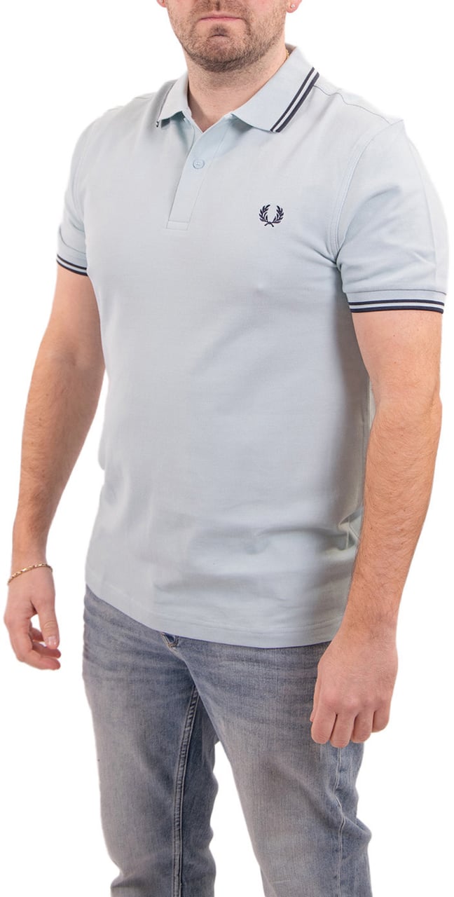 Fred Perry Twin Tipped Fred Perry Shirt Blauw