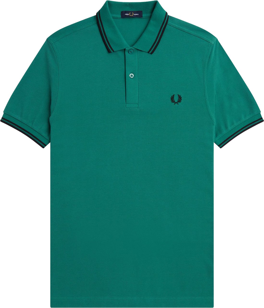 Fred Perry Twin Tipped Polo Shirt Groen