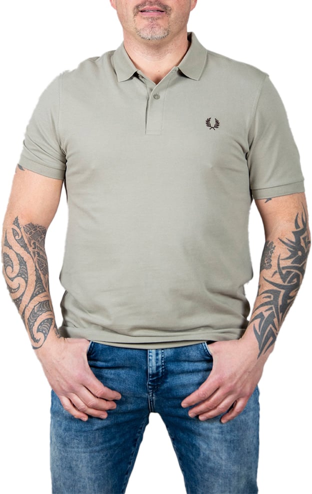 Fred Perry Fred Perry Plain Fred Perry Shirt Groen