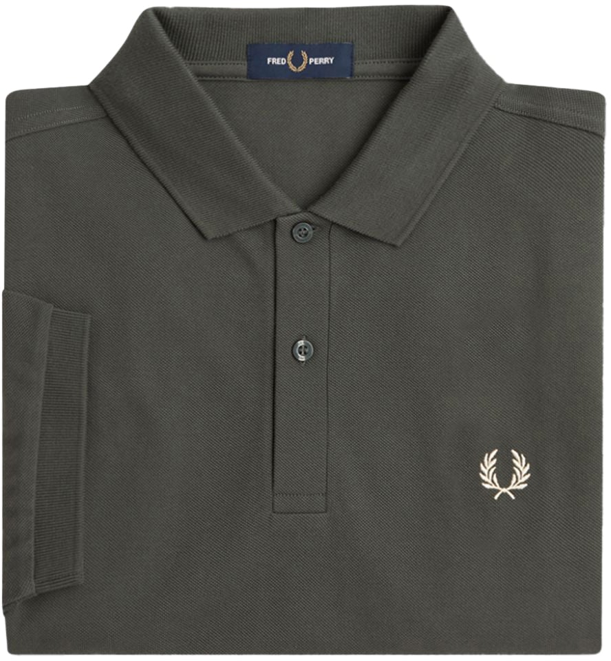 Fred Perry Fred Perry Plain Fred Perry Shirt Groen