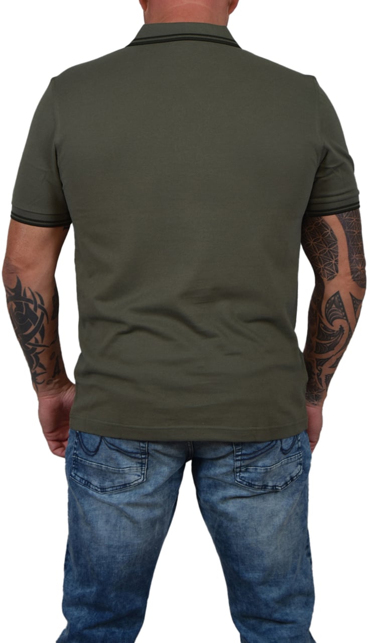 Fred Perry Fred Perry Twin Tipped Fred Perry Shirt Groen