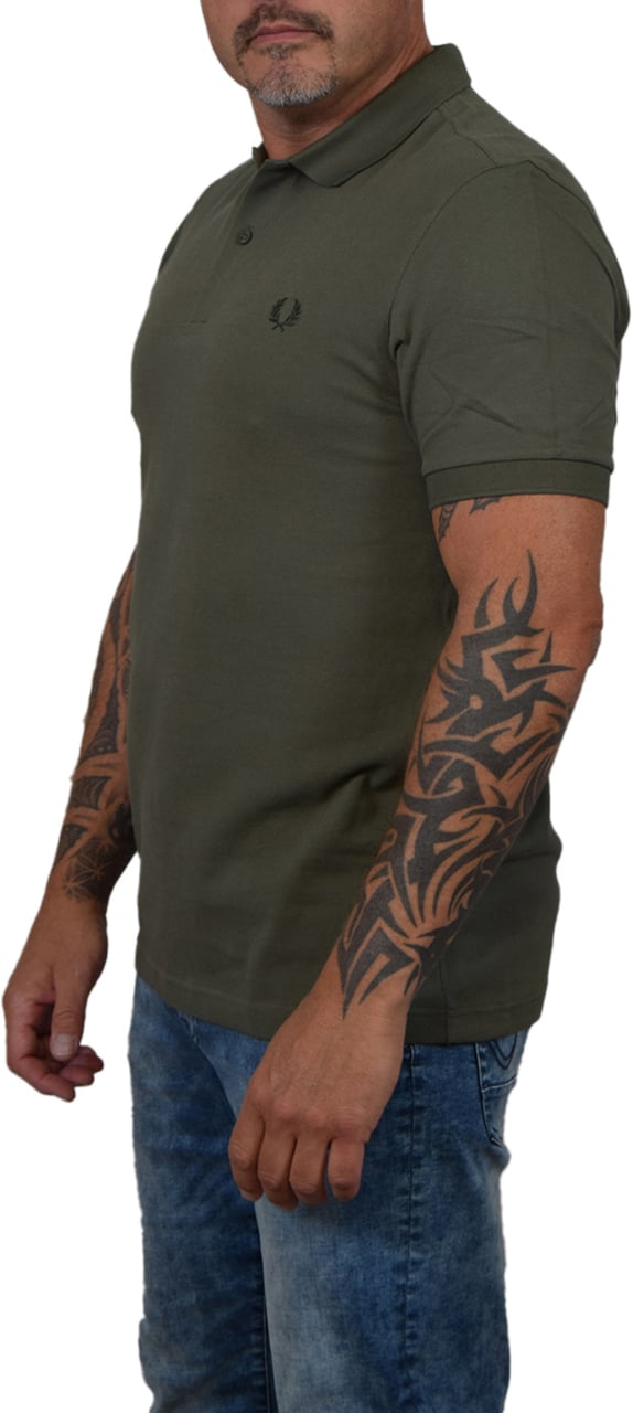 Fred Perry Plain Fred Perry Shirt Groen