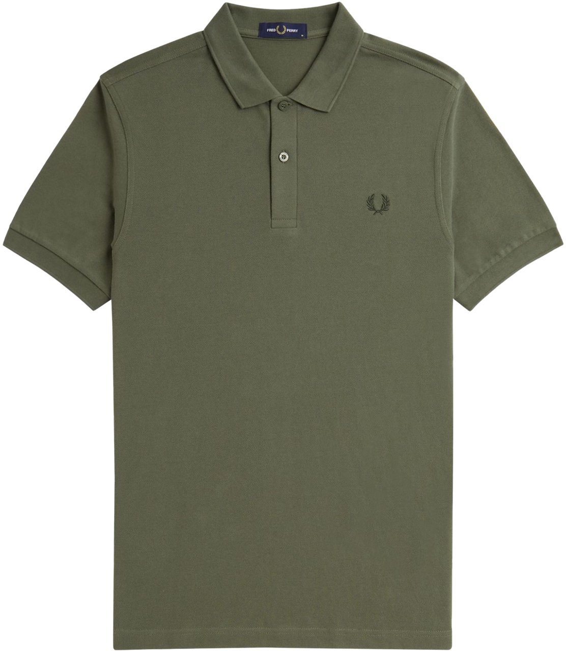 Fred Perry Plain Fred Perry Shirt Groen