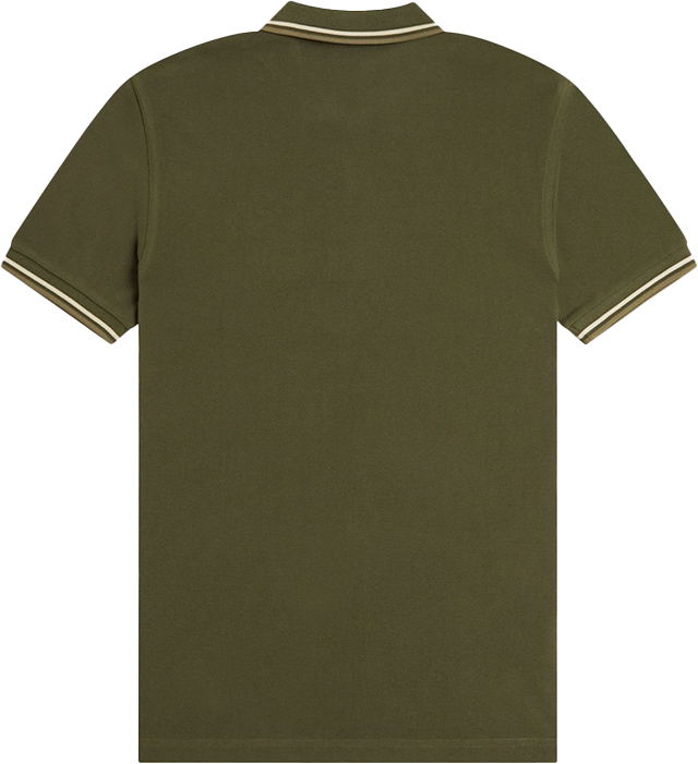 Fred Perry Fred Perry Twin Tipped FP Shirt Groen
