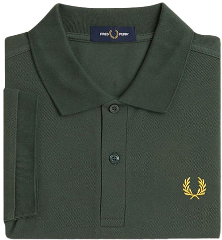 Fred Perry Fred Perry Plain Fred Perry Shirt Groen