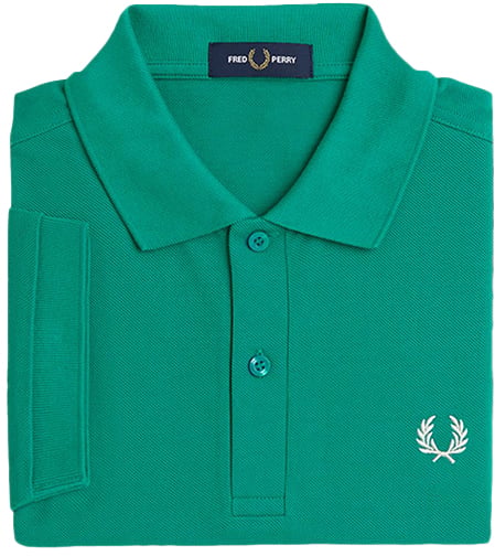 Fred Perry Fred Perry Plain Fred Perry Shirt Groen