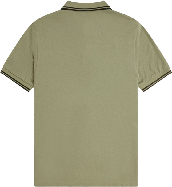 Fred Perry Fred Perry Twin Tipped Fred Perry Shirt Groen