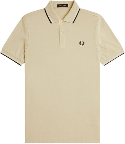 Fred Perry Fred Perry Twin Tipped Fred Perry Shirt Groen