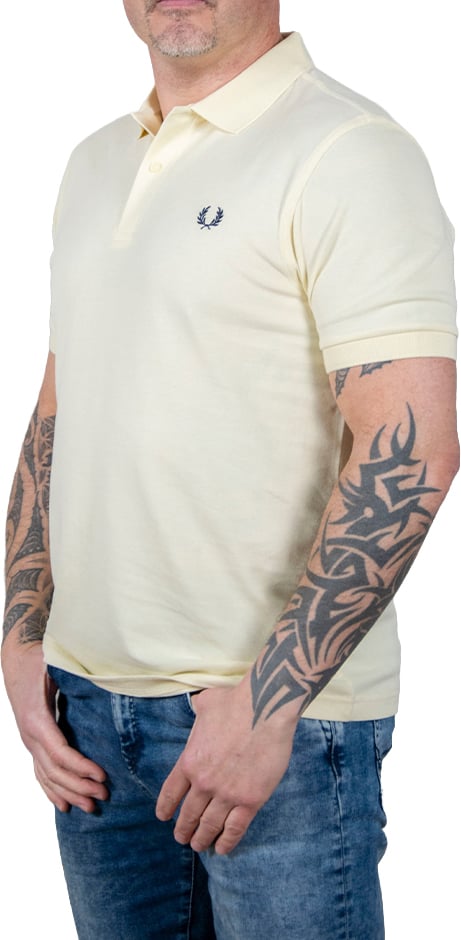 Fred Perry Plain Fred Perry Shirt Geel