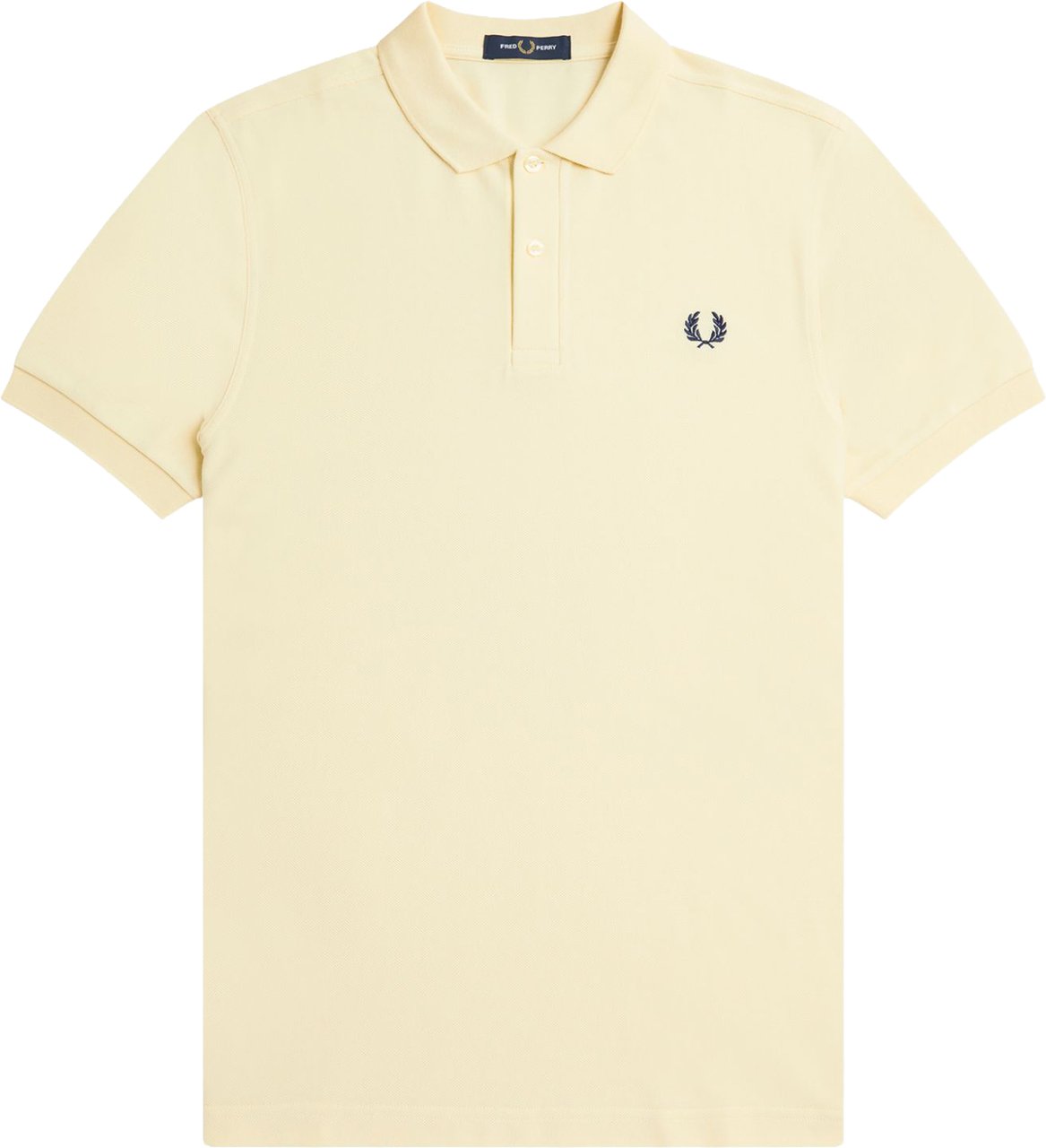 Fred Perry Plain Fred Perry Shirt Geel