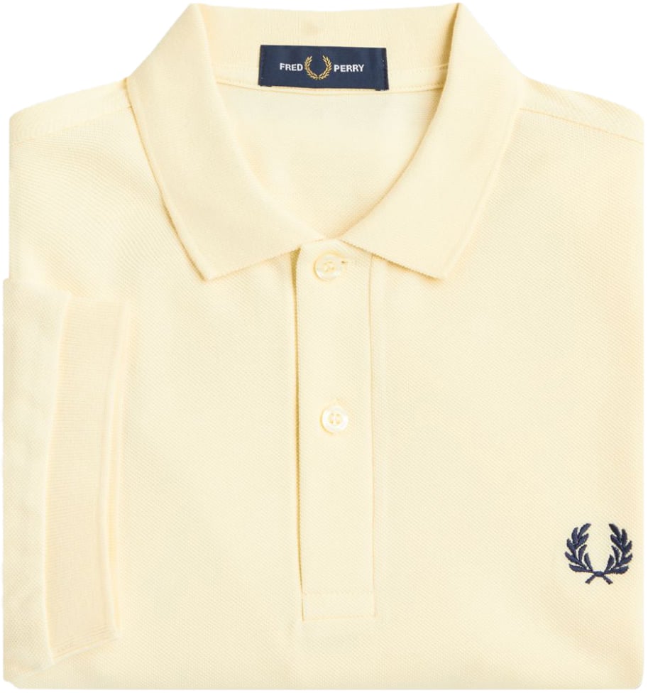 Fred Perry Fred Perry Plain Fred Perry Shirt Geel