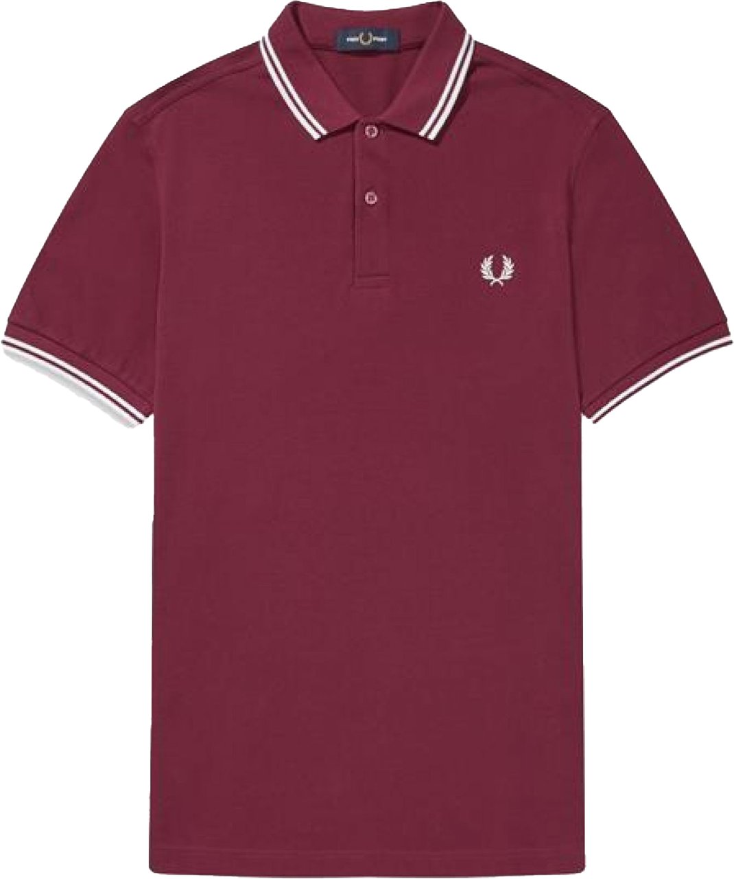 Fred Perry Fred Perry Twin Tipped Polo Shirt Rood