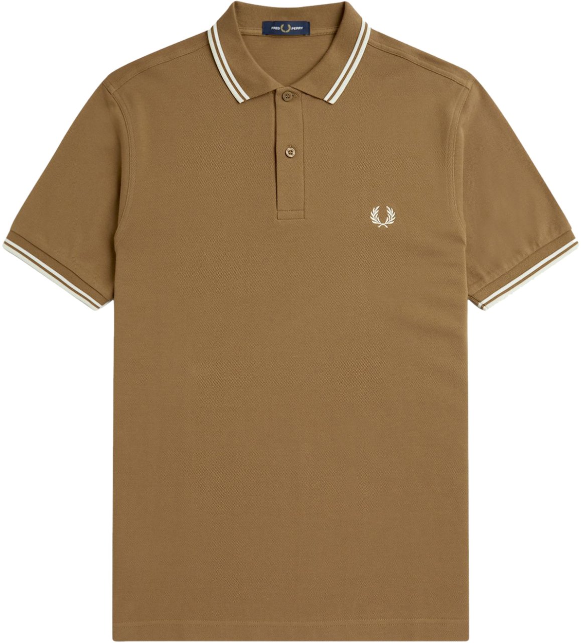 Fred Perry Fred Perry Twin Tipped Polo Shirt Bruin