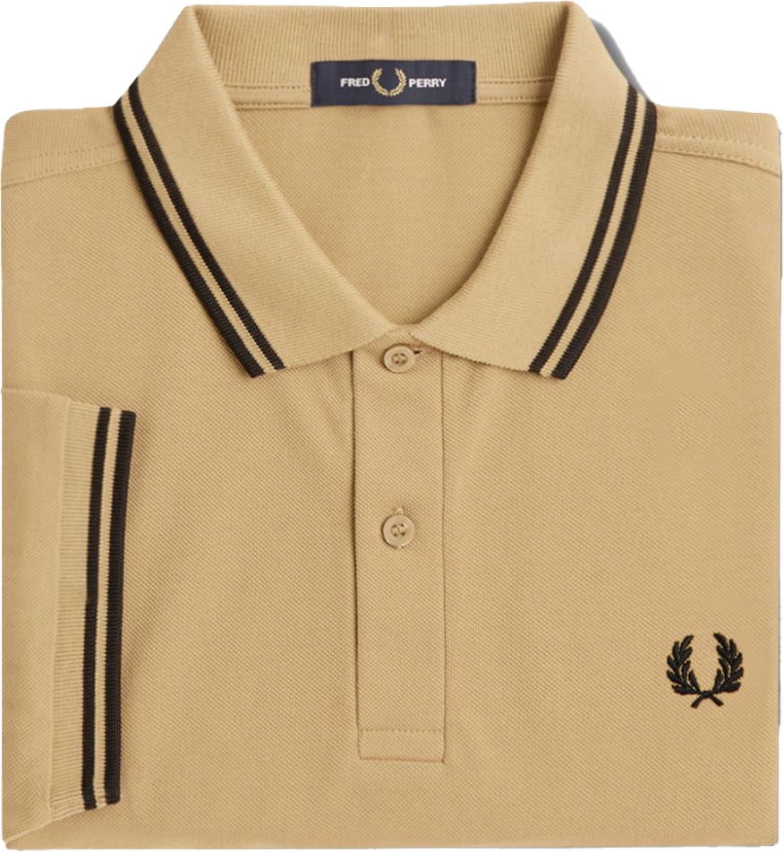 Fred Perry Fred Perry Twin Tipped Polo Shirt Bruin