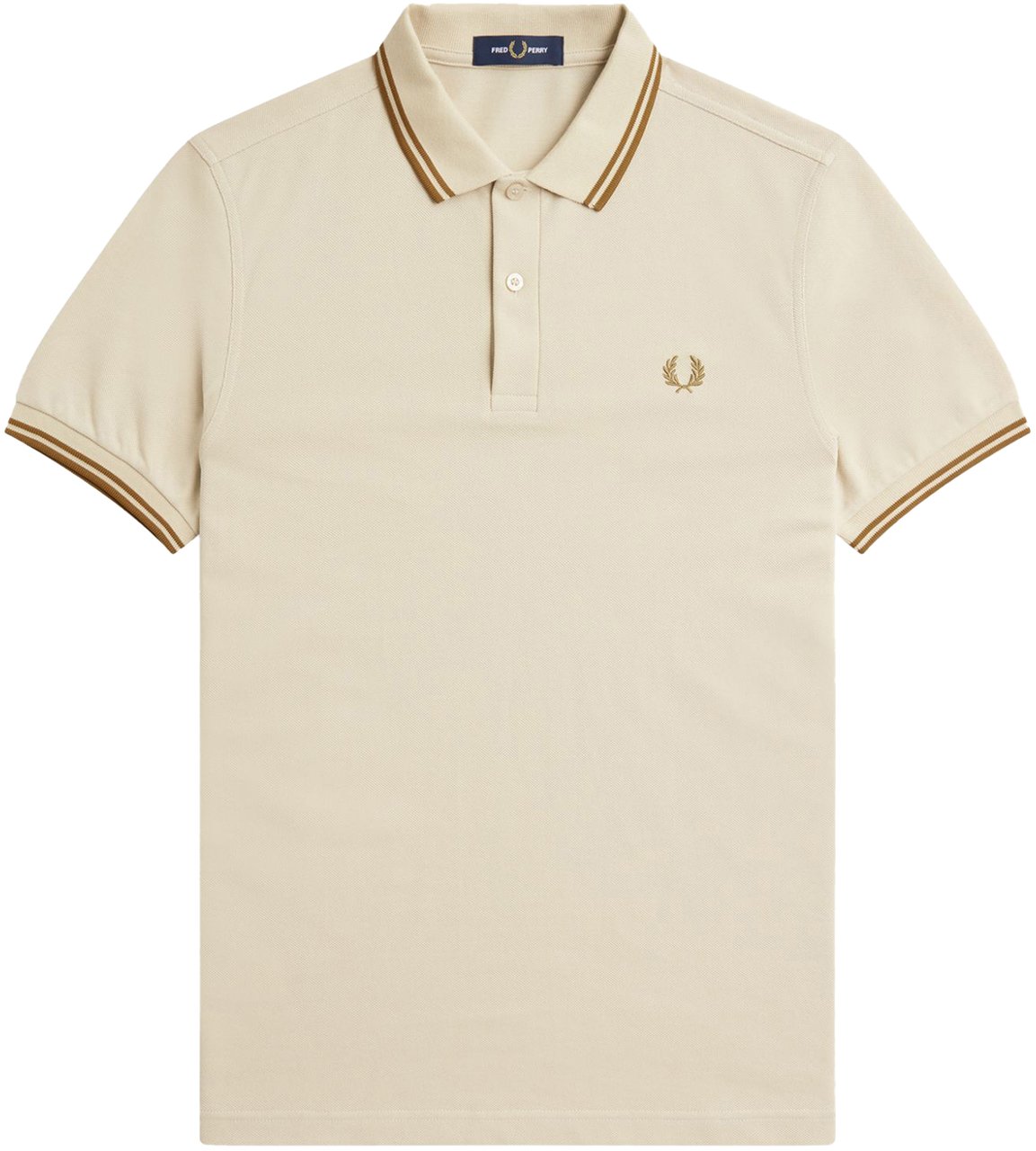 Fred Perry Fred Perry Twin Tipped Fred Perry Shirt Beige