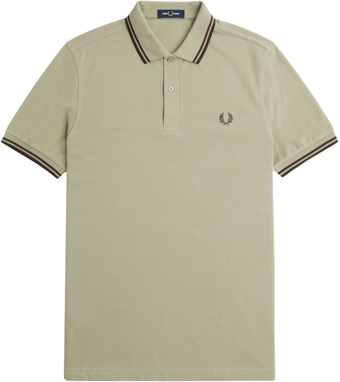 Fred Perry Fred Perry Twin Tipped Fred Perry Shirt Beige