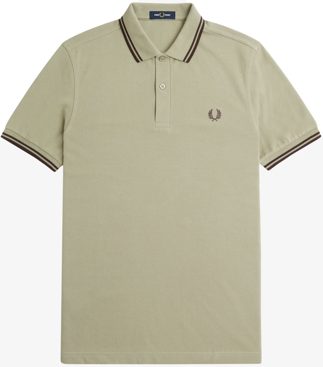 Fred Perry Fred Perry Twin Tipped Fred Perry Shirt Beige