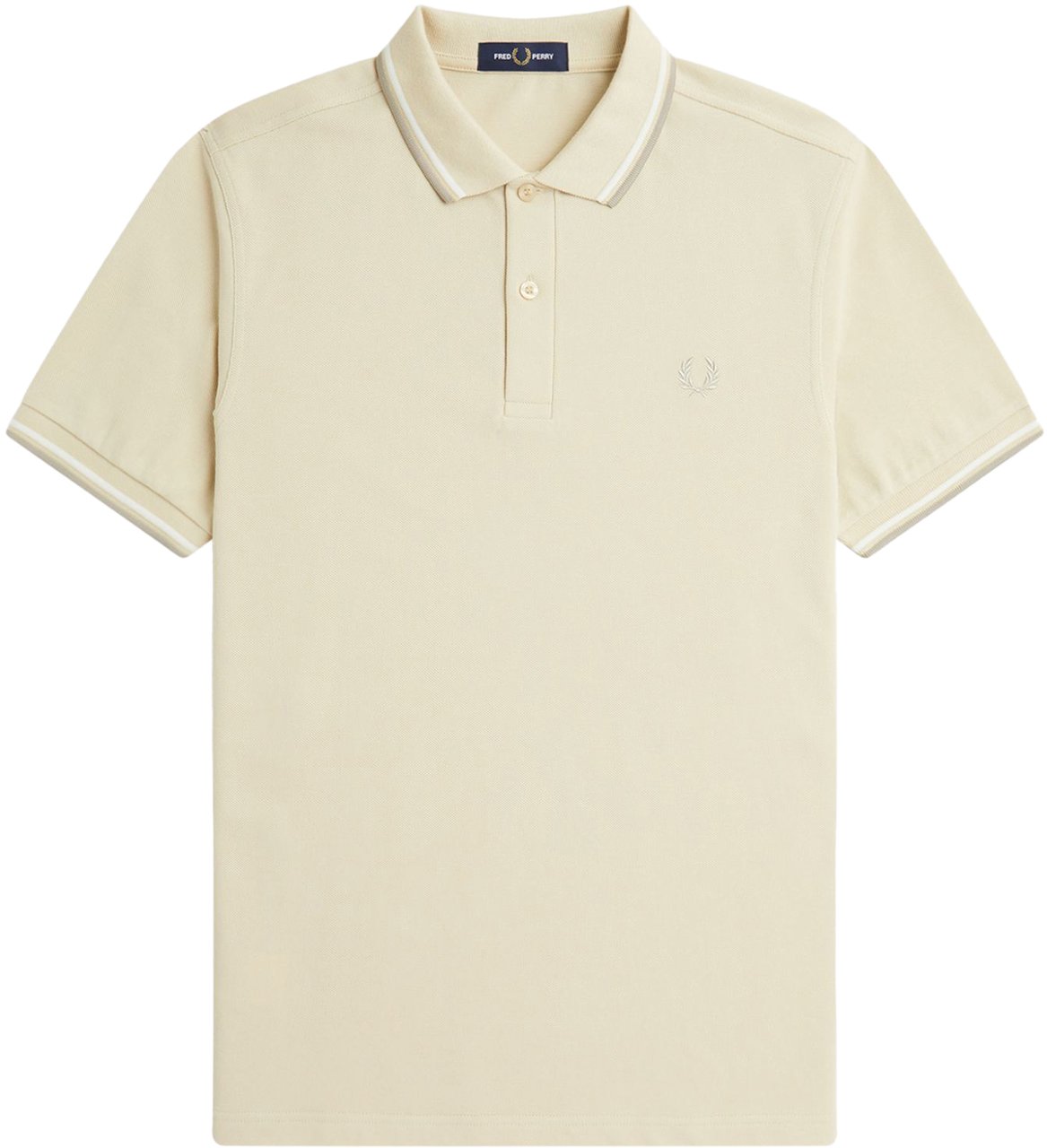 Fred Perry Fred Perry Twin Tipped Fred Perry Shirt Beige