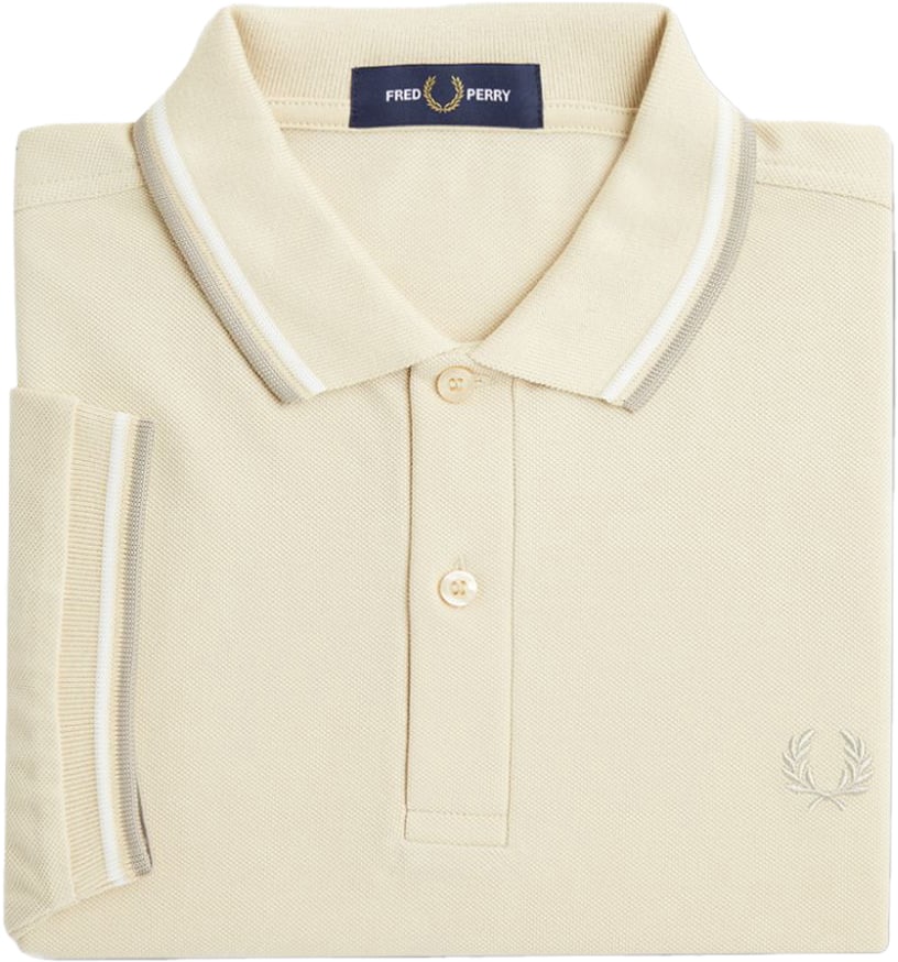 Fred Perry Fred Perry Twin Tipped Fred Perry Shirt Beige