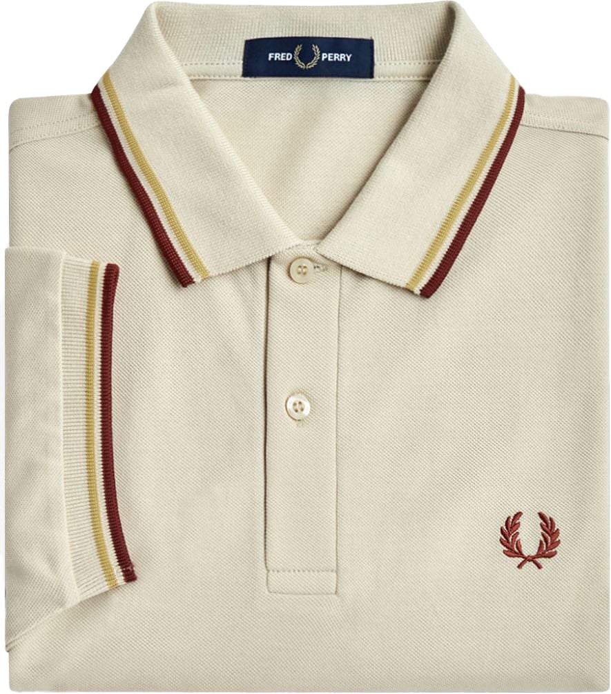 Fred Perry Fred Perry Twin Tipped Fred Perry Shirt Beige