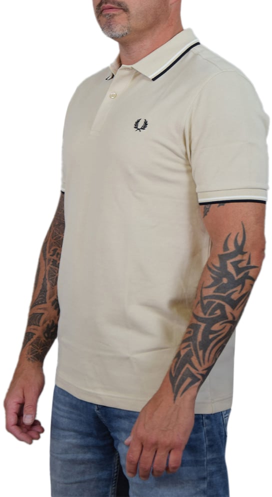 Fred Perry Twin Tipped Fred Perry Shirt Beige
