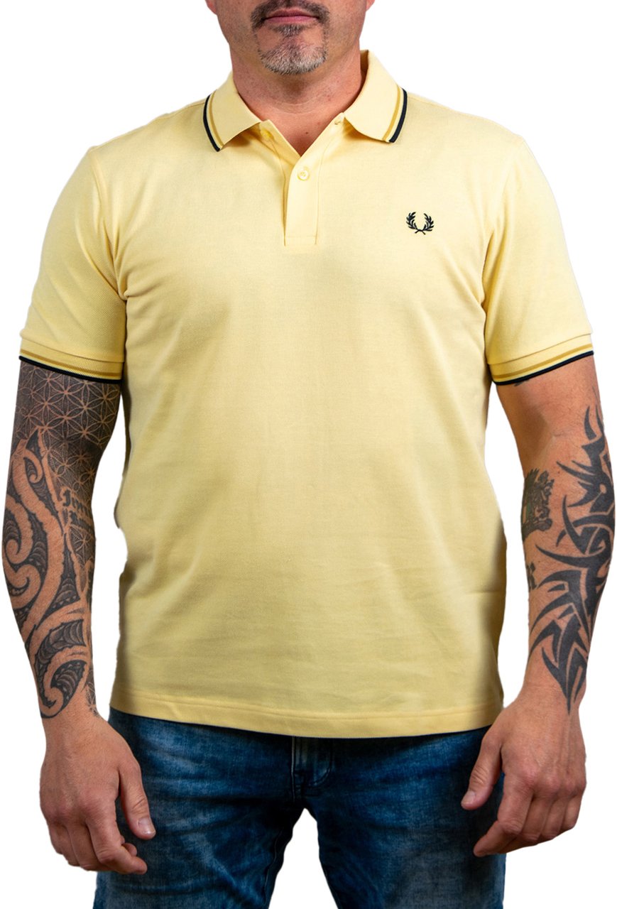 Fred Perry Fred Perry Twin Tipped Fred Perry Shirt Beige