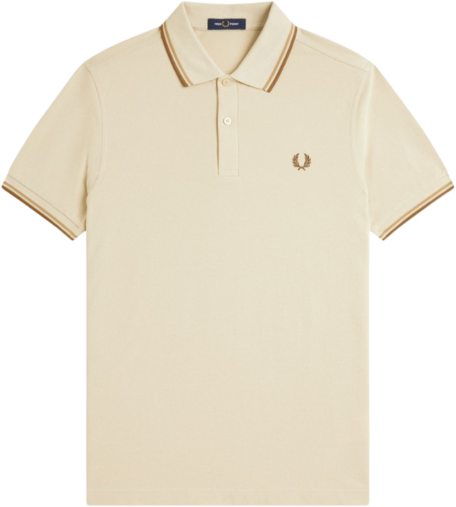 Fred Perry Fred Perry Twin Tipped Fred Perry Shirt Beige