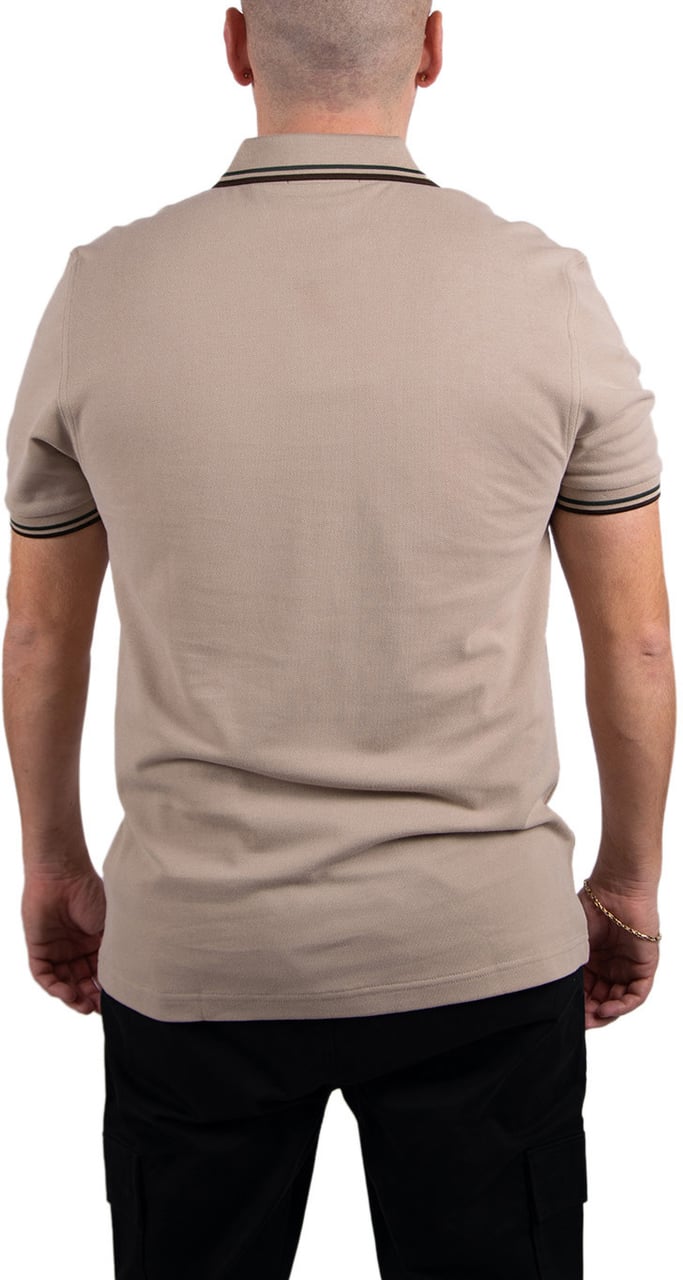 Fred Perry Fred Perry Twin Tipped Fred Perry Shirt Beige
