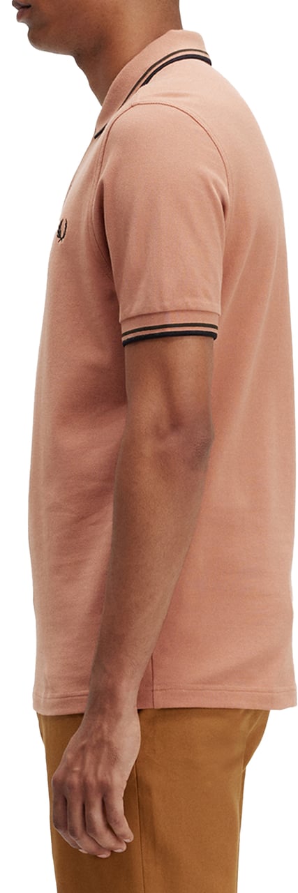 Fred Perry Fred Perry Twin Tipped Polo Shirt Oranje