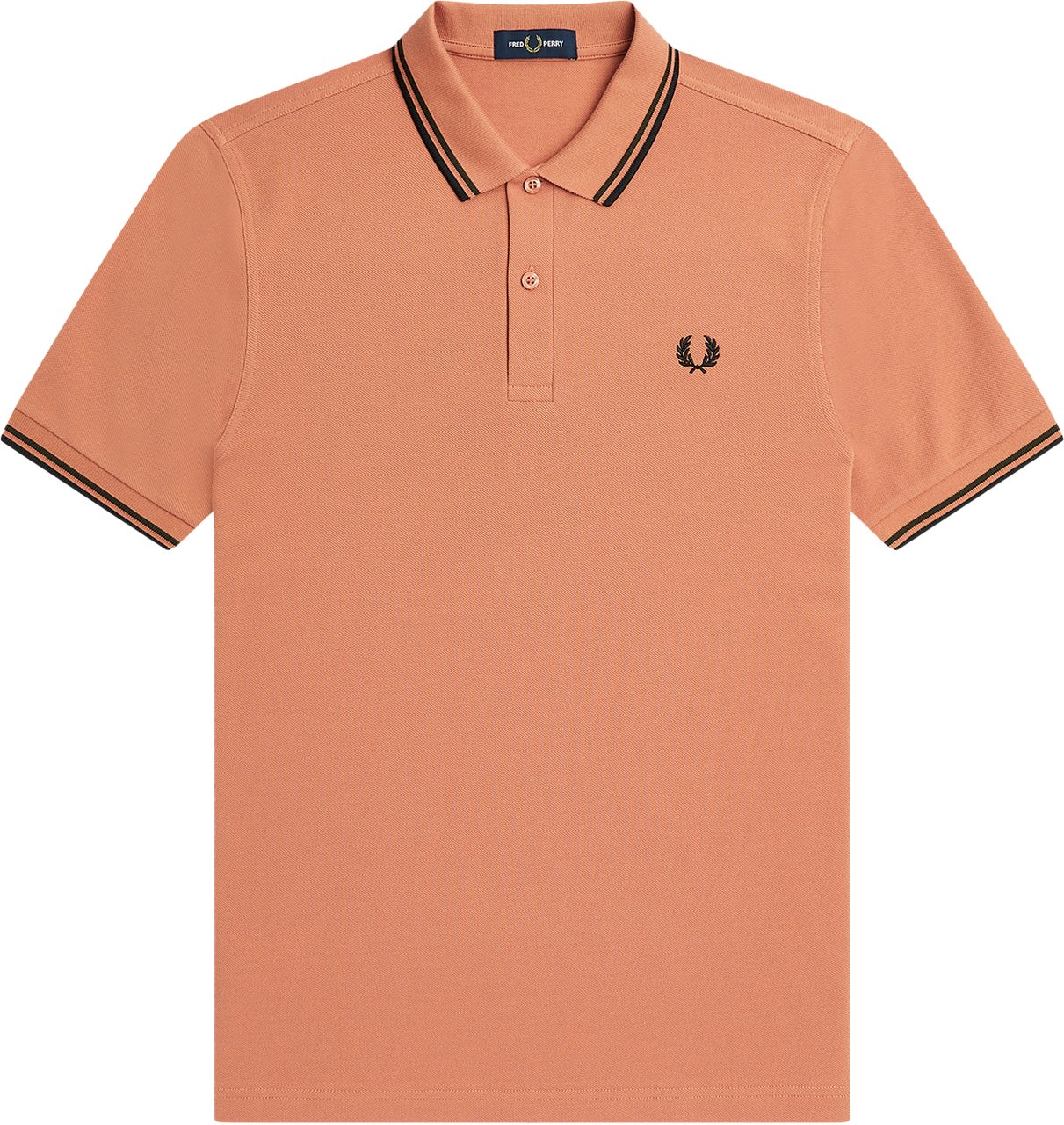 Fred Perry Fred Perry Twin Tipped Polo Shirt Oranje