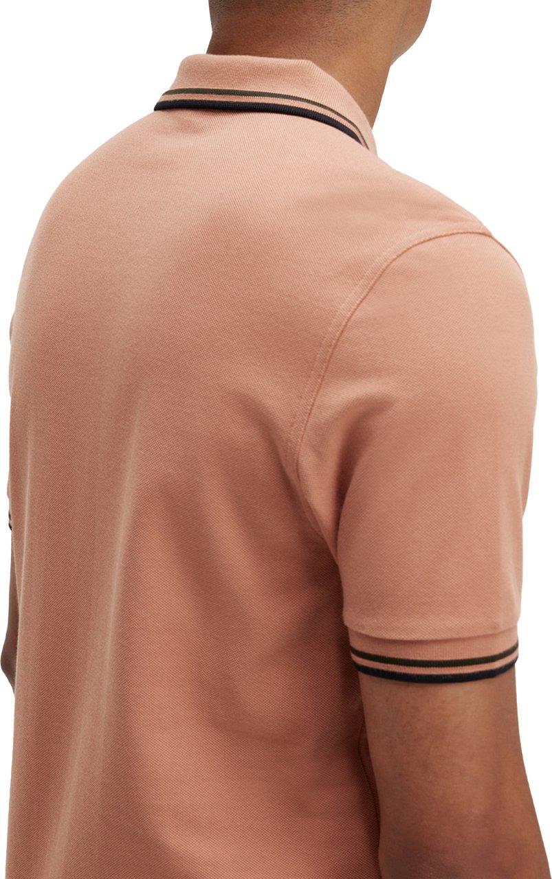 Fred Perry Fred Perry Twin Tipped Polo Shirt Oranje