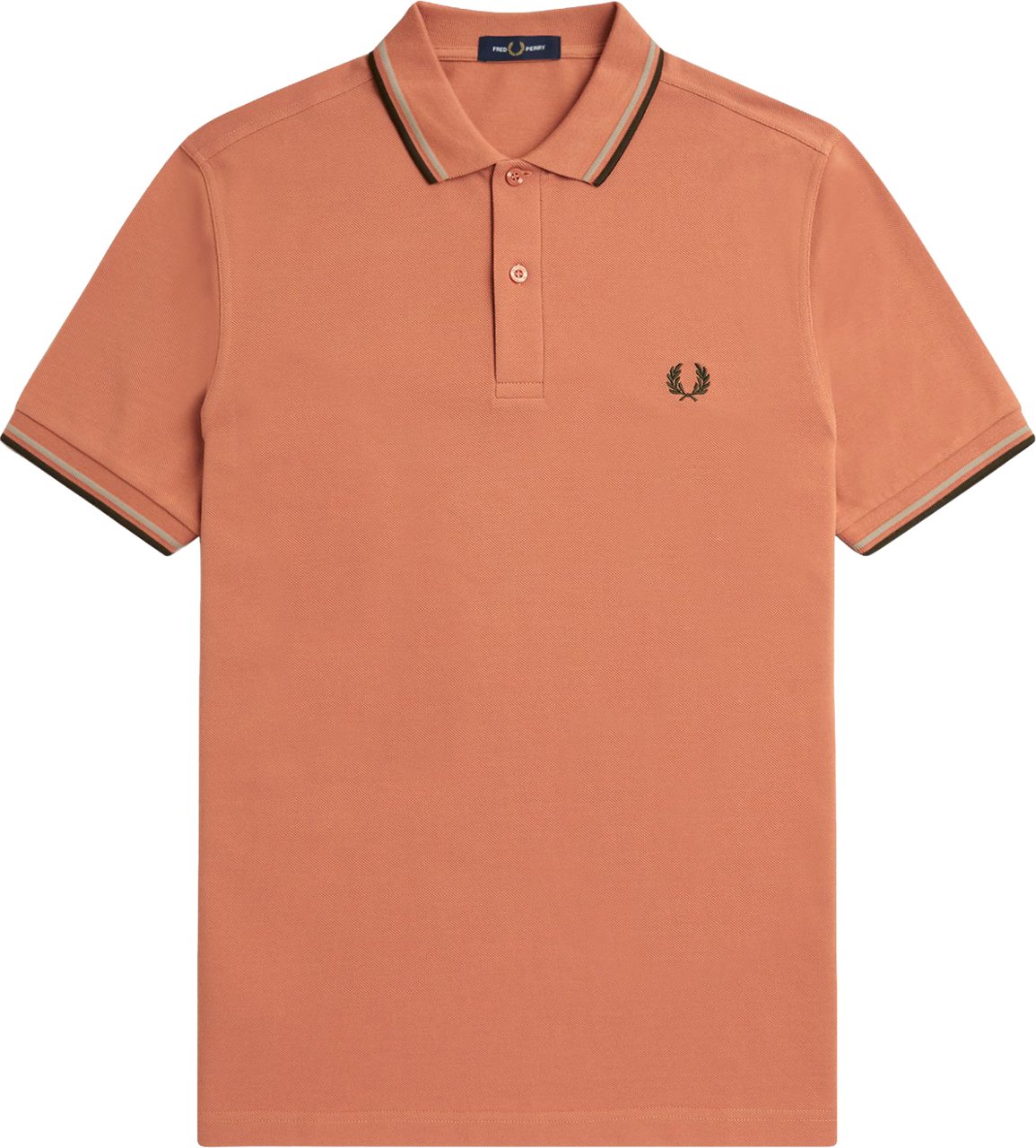 Fred Perry Twin Tipped Fred Perry Shirt Oranje