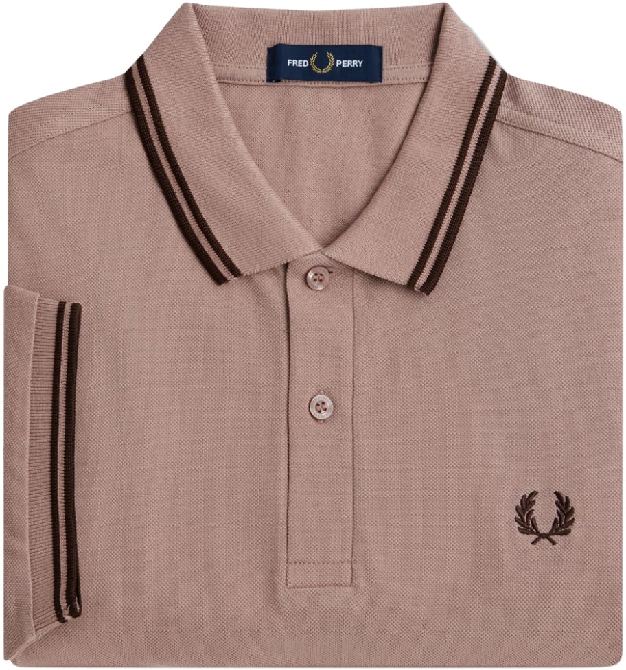 Fred Perry Fred Perry Twin Tipped Fred Perry Shirt Roze