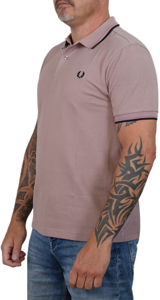 Fred Perry Twin Tipped Fred Perry Shirt Roze