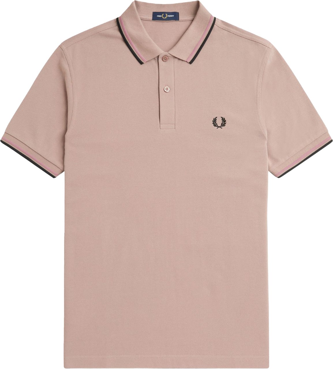 Fred Perry Fred Perry Twin Tipped Polo Shirt Roze