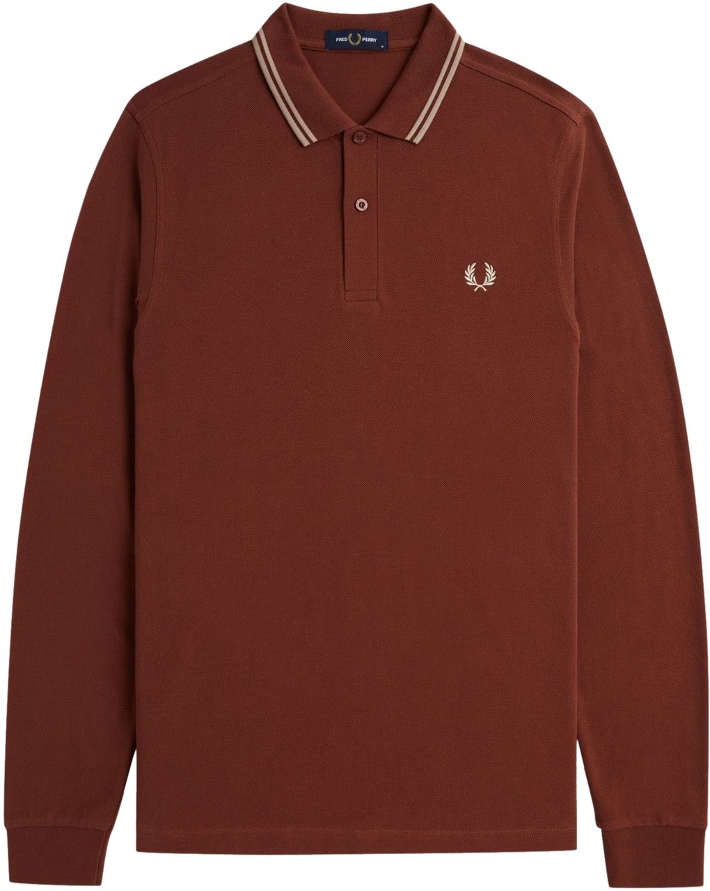 Fred Perry Fred Perry LS Twin Tipped Shirt Bruin