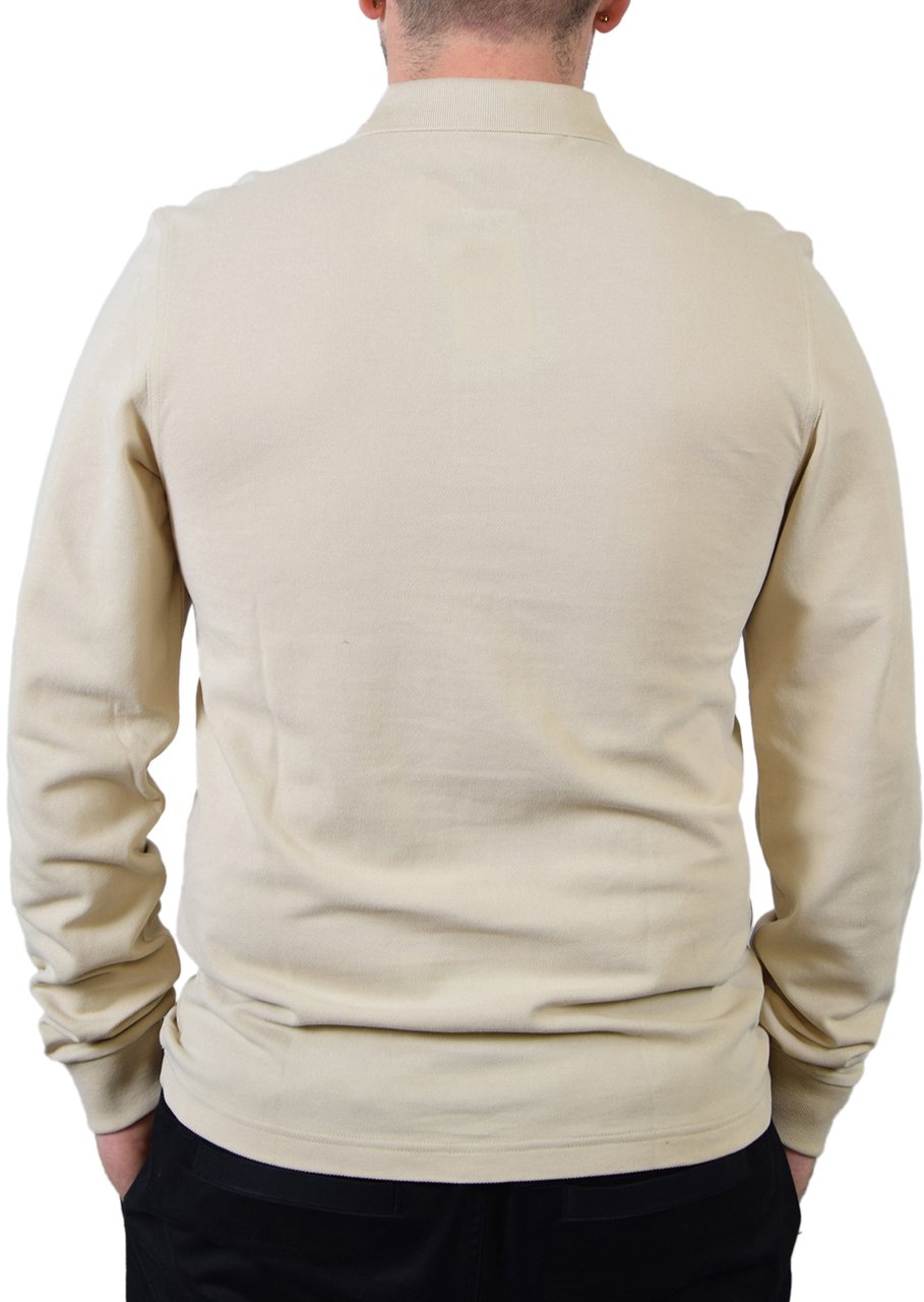 Fred Perry Fred Perry LS Plain Fred Perry Shirt Beige