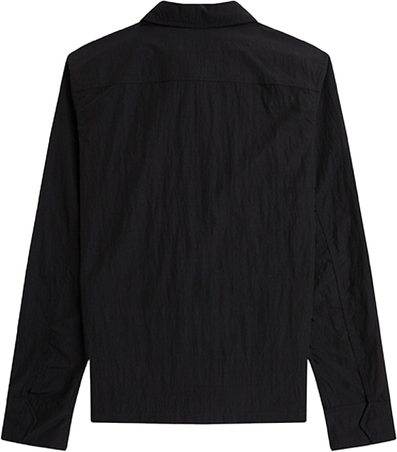 Fred Perry Fred Perry Zip Through Overshirt Zwart