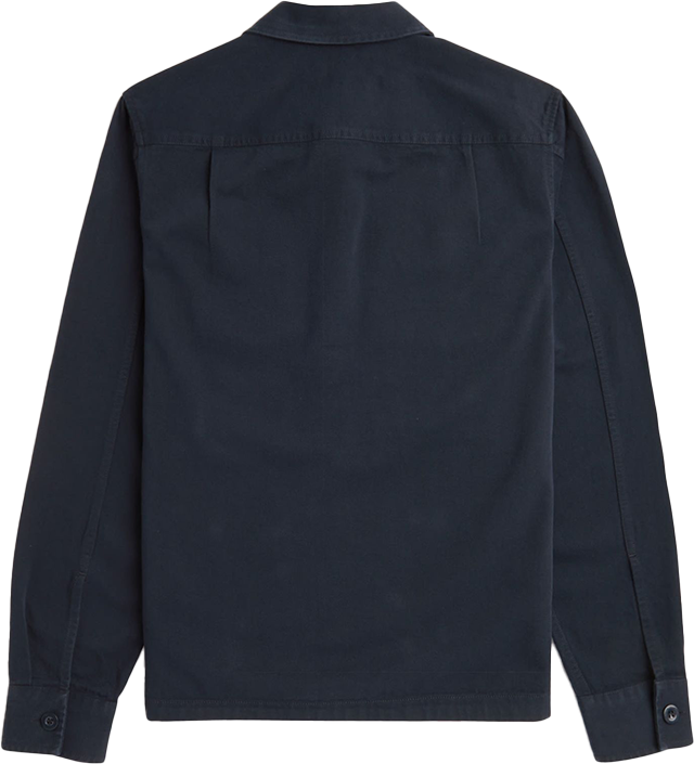 Fred Perry Fred Perry Twill Overshirt Blauw