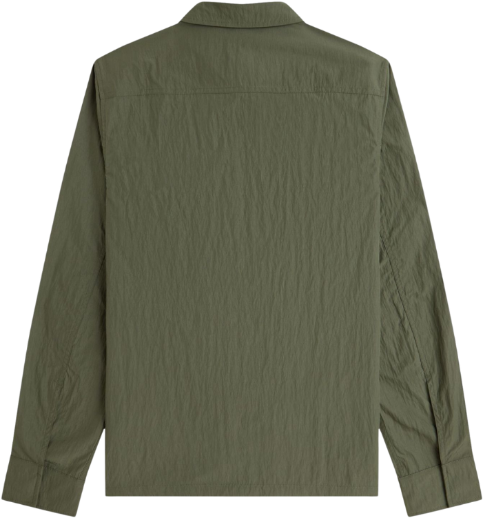 Fred Perry Fred Perry Zip Through Overshirt Groen