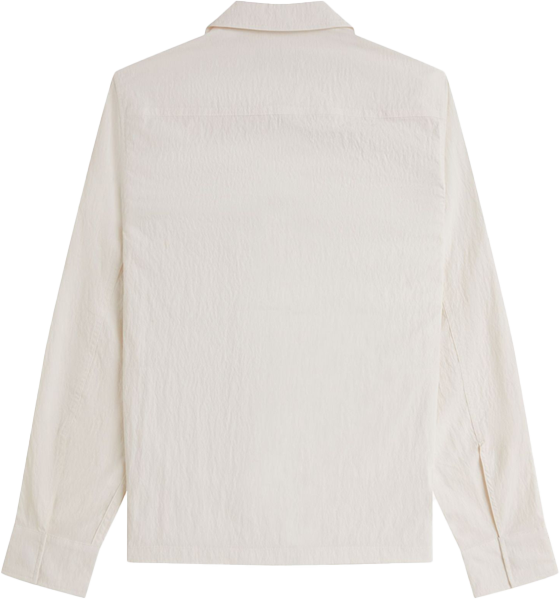 Fred Perry Fred Perry Zip Through Overshirt Beige