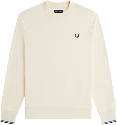 Fred Perry Fred Perry Crew Neck Sweatshirt Beige